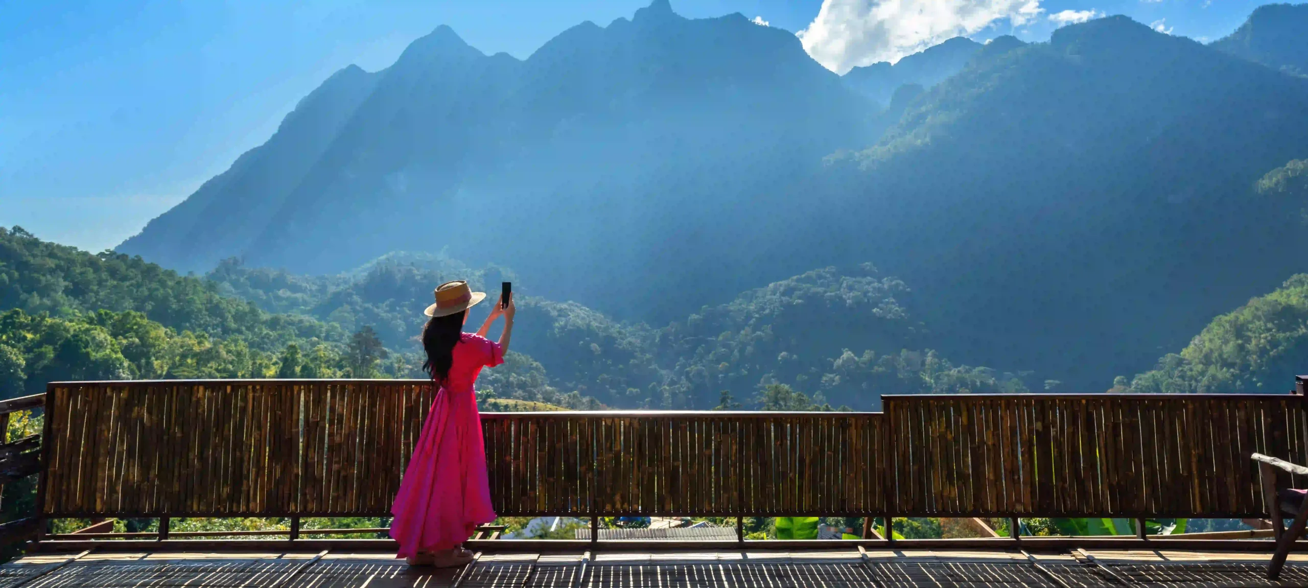 woman-tourist-taking-photo-doi-luang-chiang-dao-mountains-chiang-mai-thailand